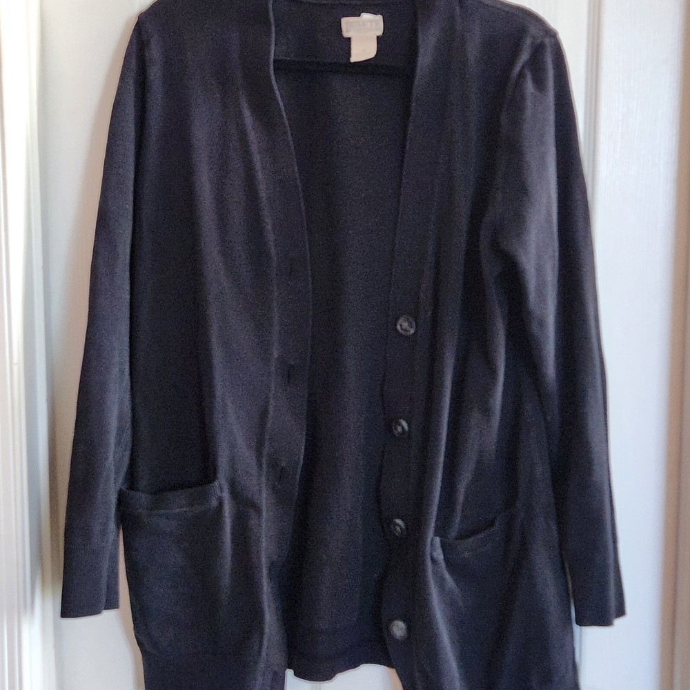 Duluth Trading Co Black Cardigan